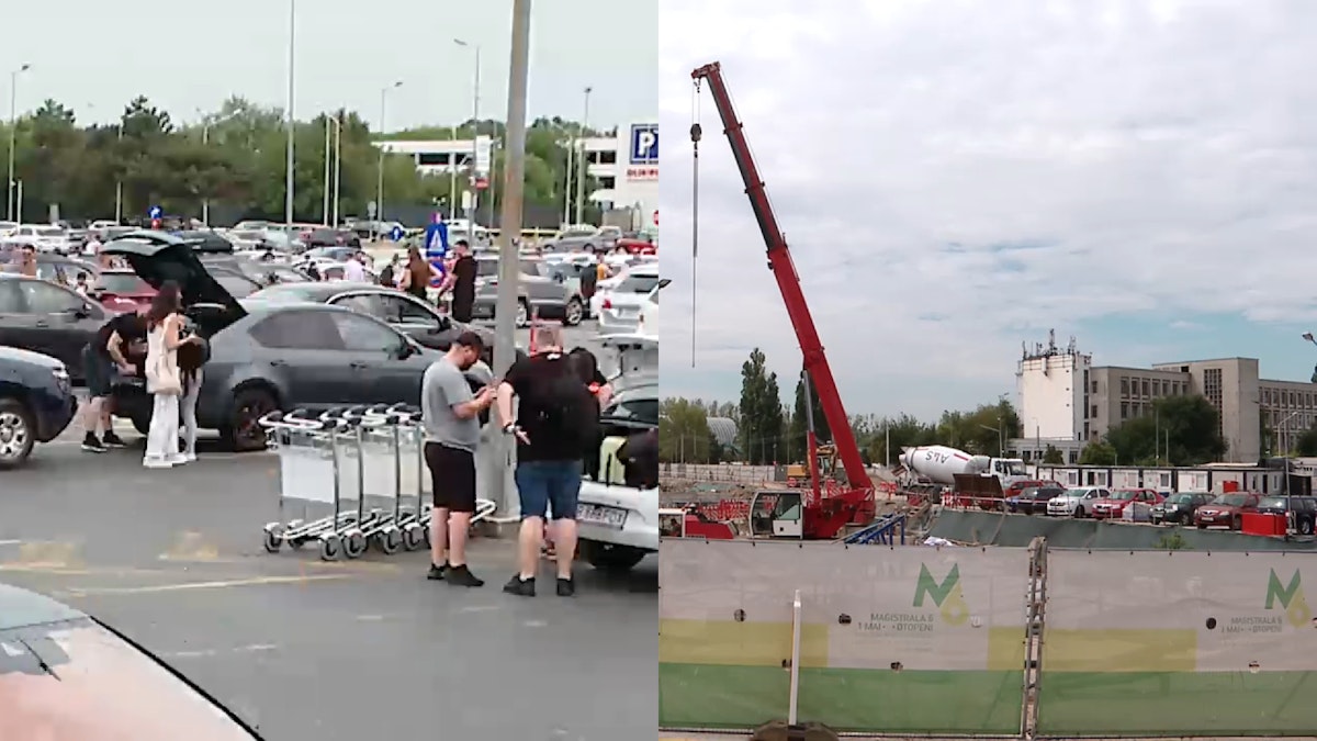 Aeroportul Otopeni închide parcarea de la sosiri pentru consolidare, pasagerii pot folosi parcarea de la plecări