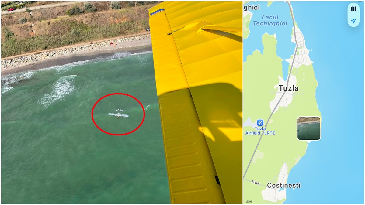 Fragmente de dronă găsite în zona plajei Tuzla, intervenție a Ministerului Apărării