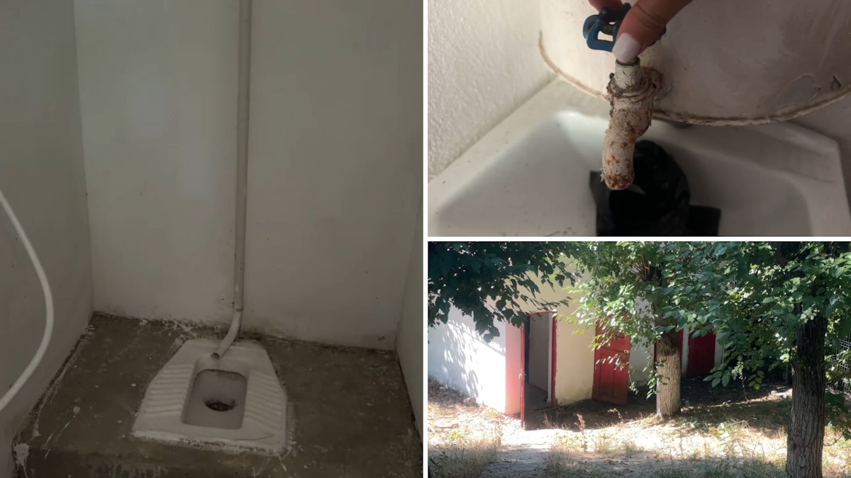 „Igiena se asigură cu apa de la rețea legată la un furtun”. Condiții șocante la o școală din Dolj