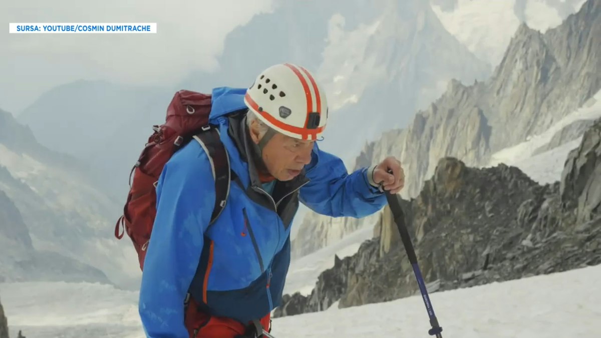 Dinu Mititeanu, alpinist la 87 de ani: 33 de vârfuri de peste 4.000 m cucerite