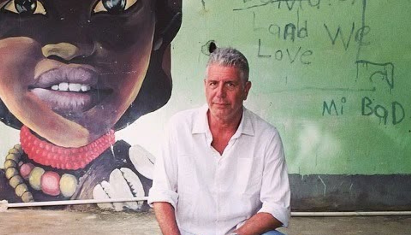 Anthony Bourdain, portret cu martor Anthony Bourdain, portret cu martor