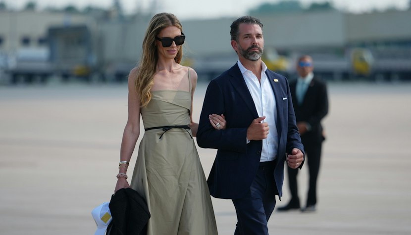 Donald Trump Jr. și Bettina Trump Donald Trump Jr. și Bettina Trump