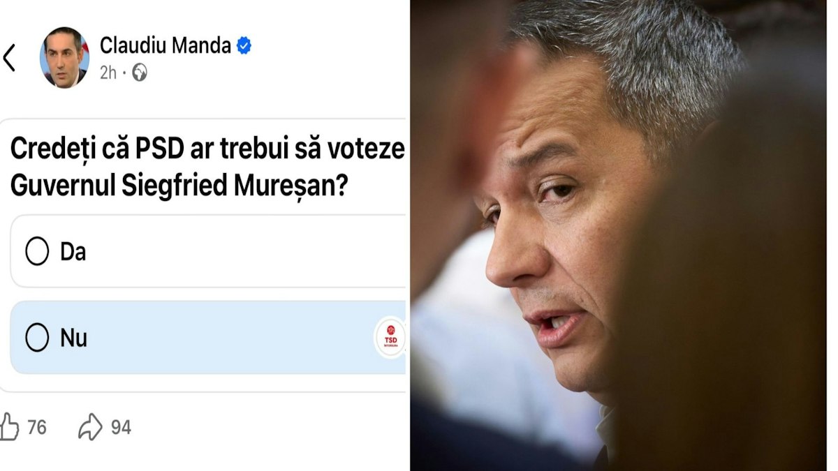 PSD face sondaj pe Facebook despre votul pentru Guvernul Mureșan. Ce arată rezultatul, până acum