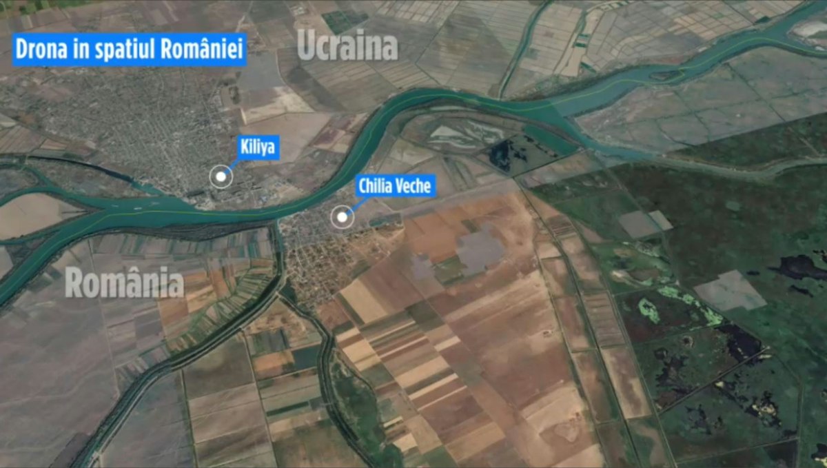 O dronă a pătruns în spațiul aerian al României, în zona Chilia Veche. Mesaj RO-Alert pentru locuitorii din Tulcea