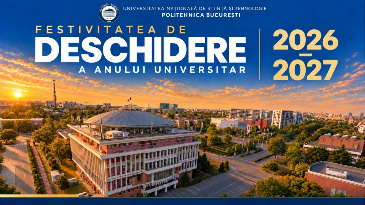 Universitatea Politehnică București deschide anul academic 2026-2027