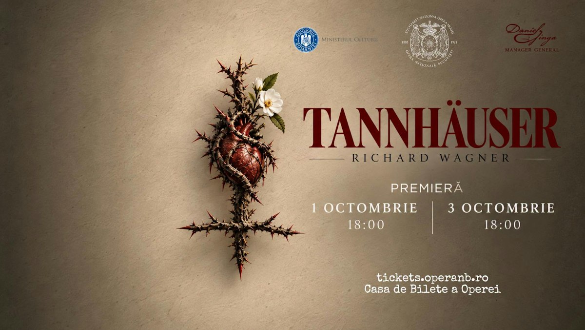 Premiera operei Tannhäuser deschide stagiunea la Opera Națională București