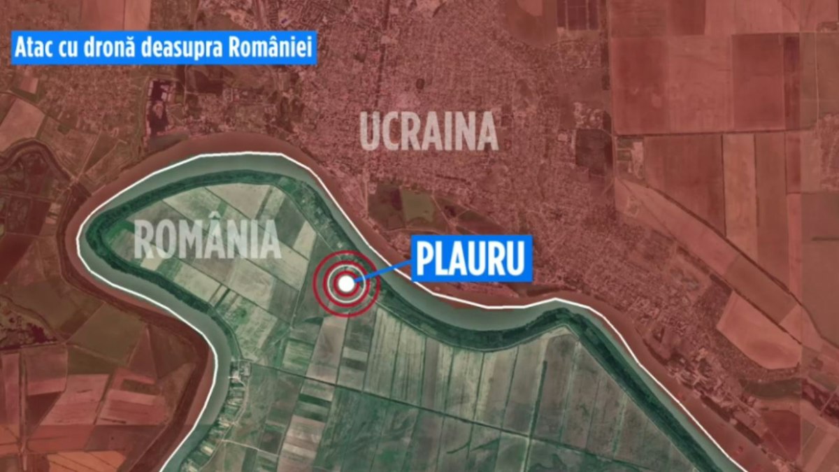 Incendiu provocat de o dronă căzută în Tulcea, fără victime