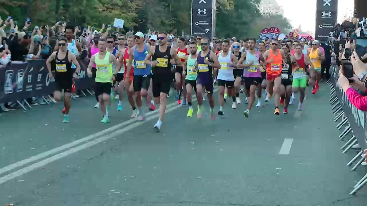 Record de alergători la startul Maratonului Internațional București