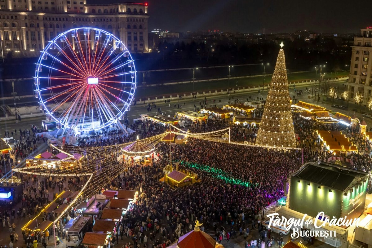 Târgul de Crăciun București 2026 începe pe 27 noiembrie, aprinderea luminițelor