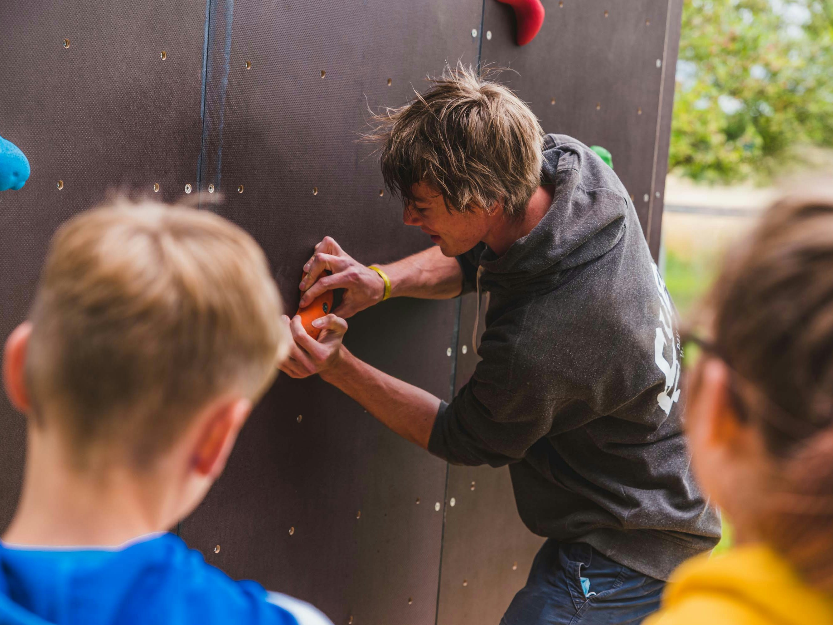 Boulderwürfel im Einsatz