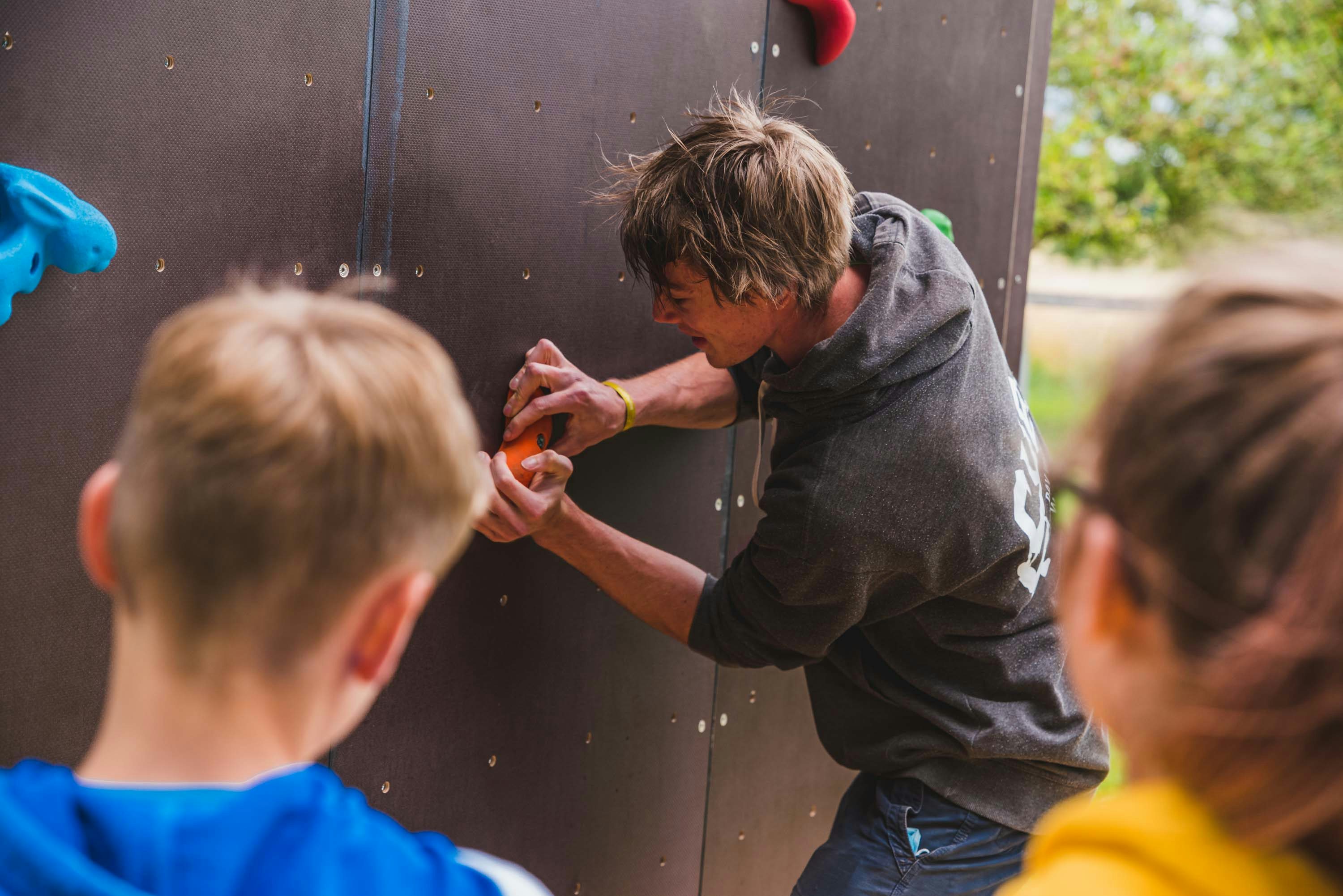 Boulderwürfel im Einsatz