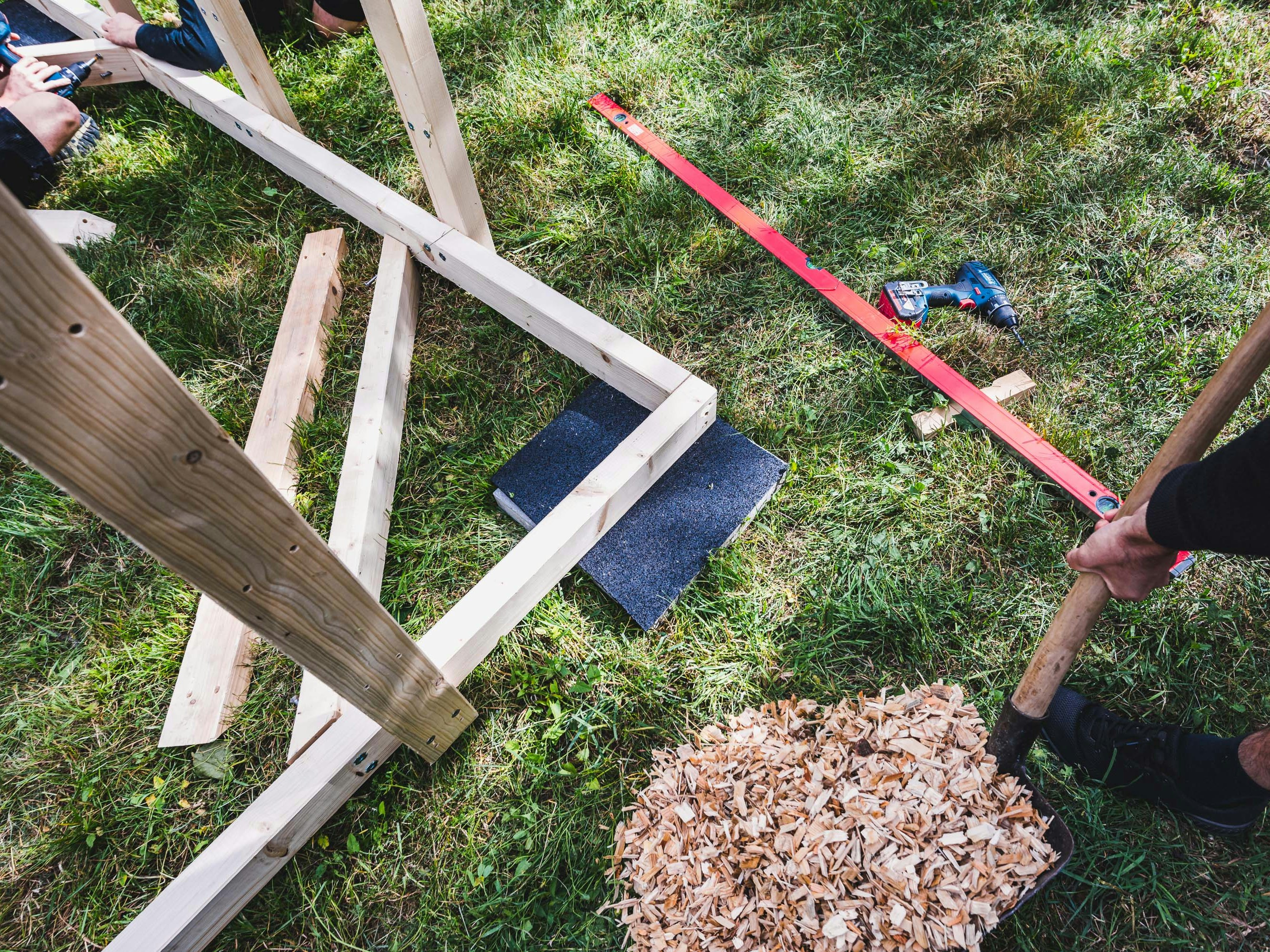 Aufbau des Boulderwürfels