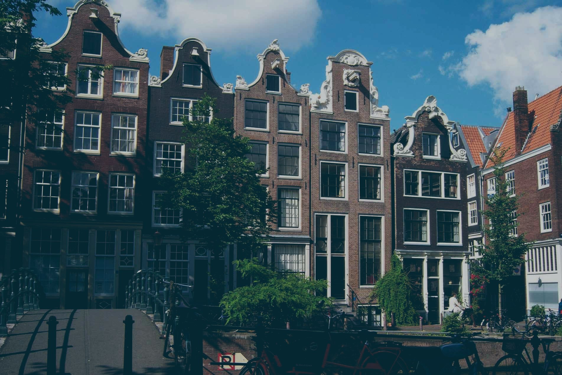 Een gracht in Amsterdam