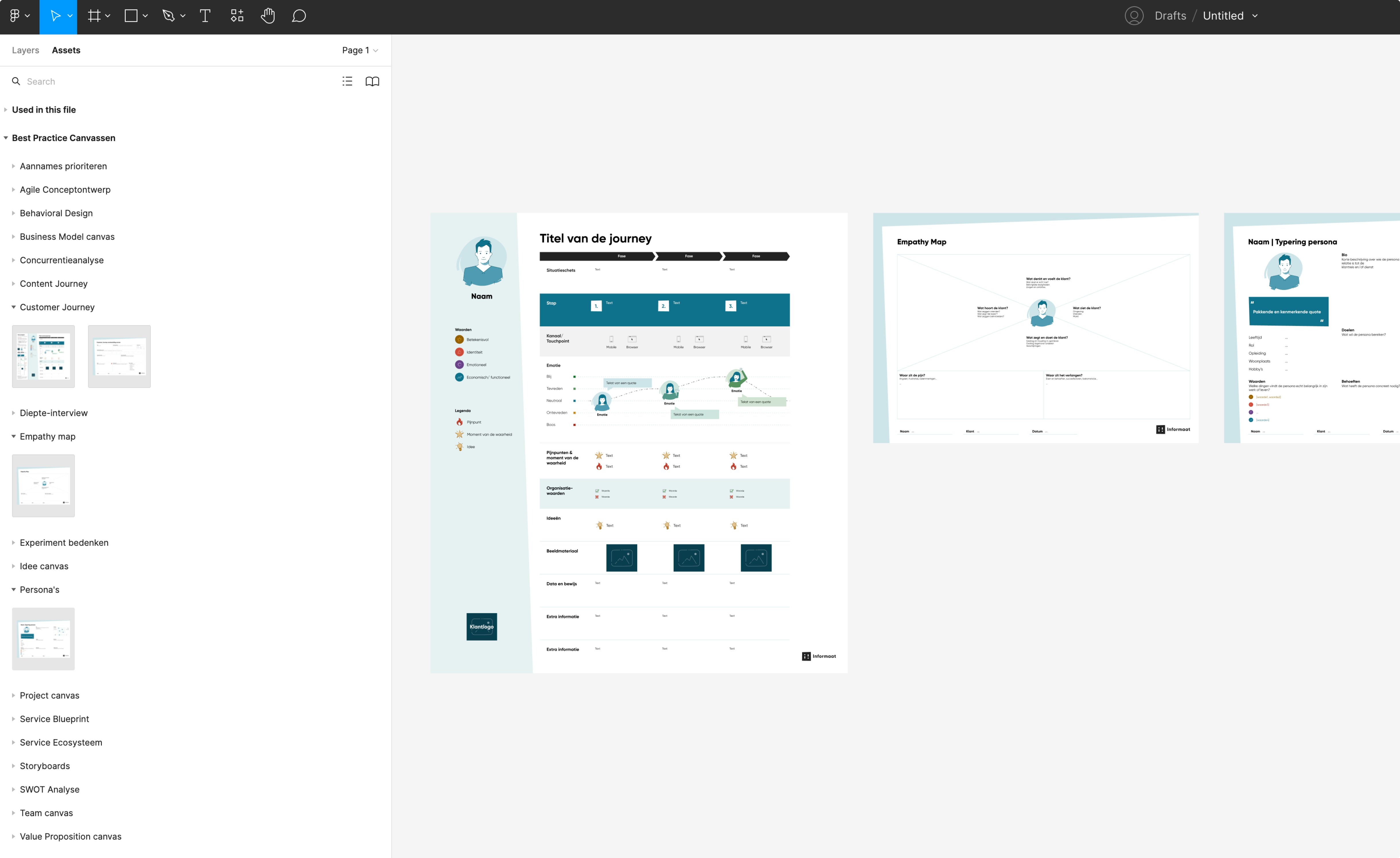 Figma asset panel