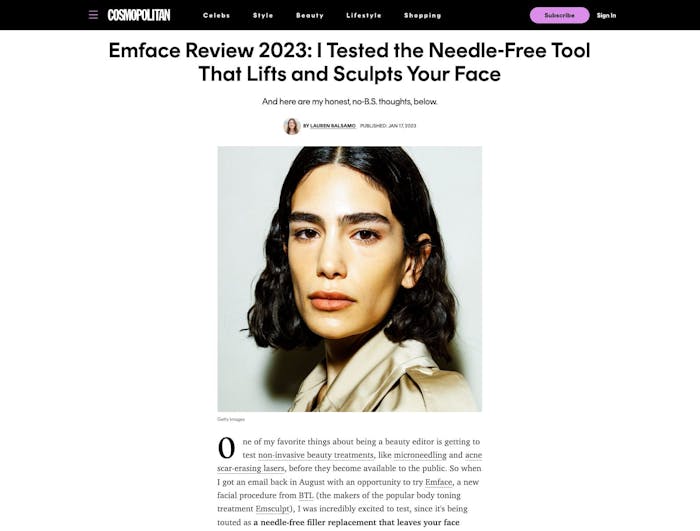 cosmo feature