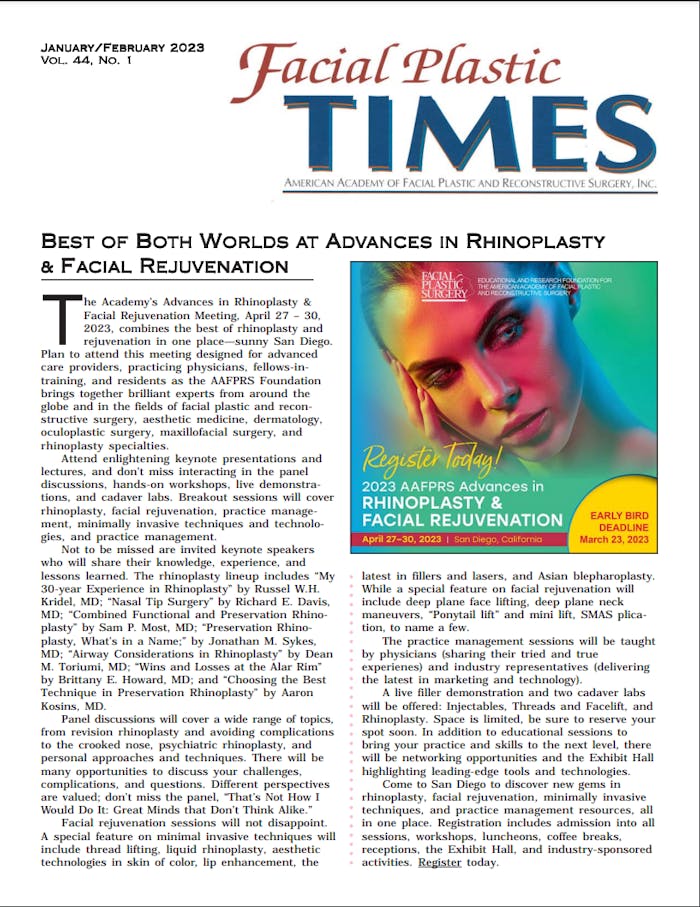 facial plastic times feature