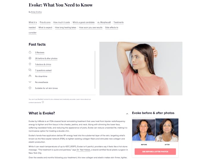 evoke feature