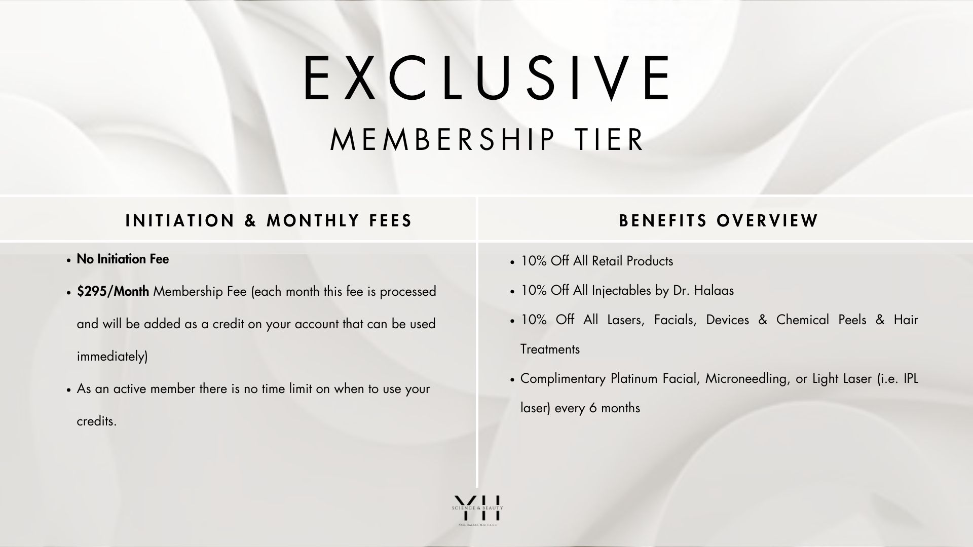 Exclusive Membership tier