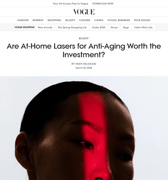 Dr. Halaas featured in Vogue Article on At-Home Lasers