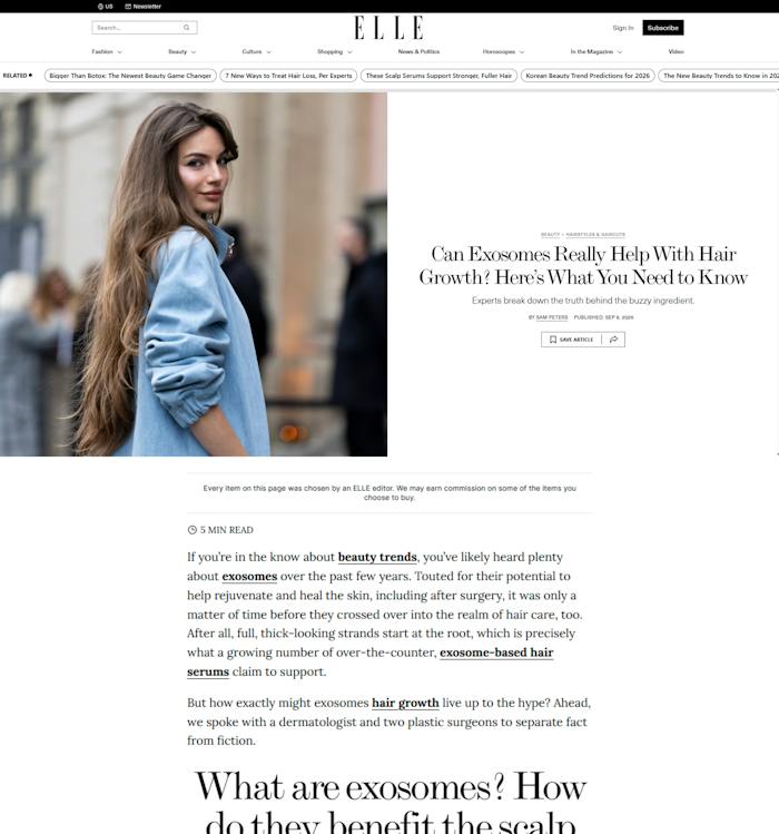 Dr. Halaas featured in Marie Claire Article on Emsella Treatments