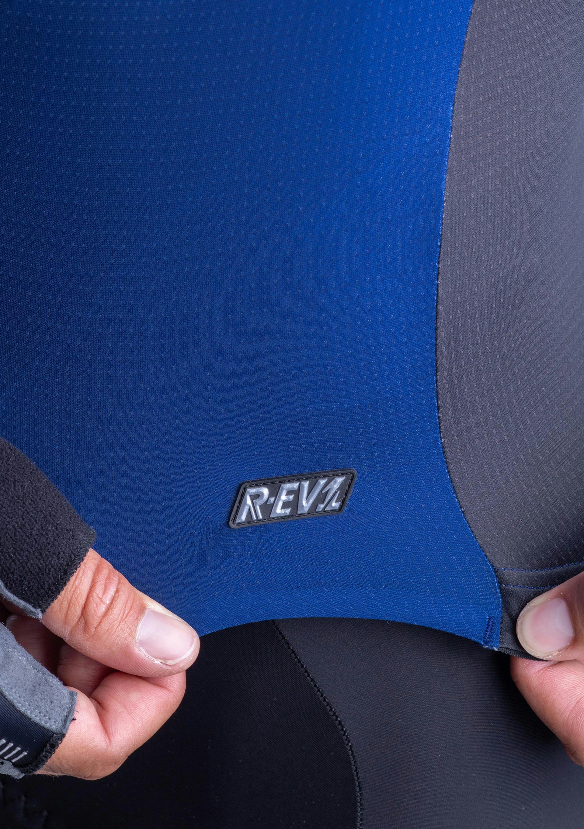 R-EV1 Artika men short sleeve jersey blue detail