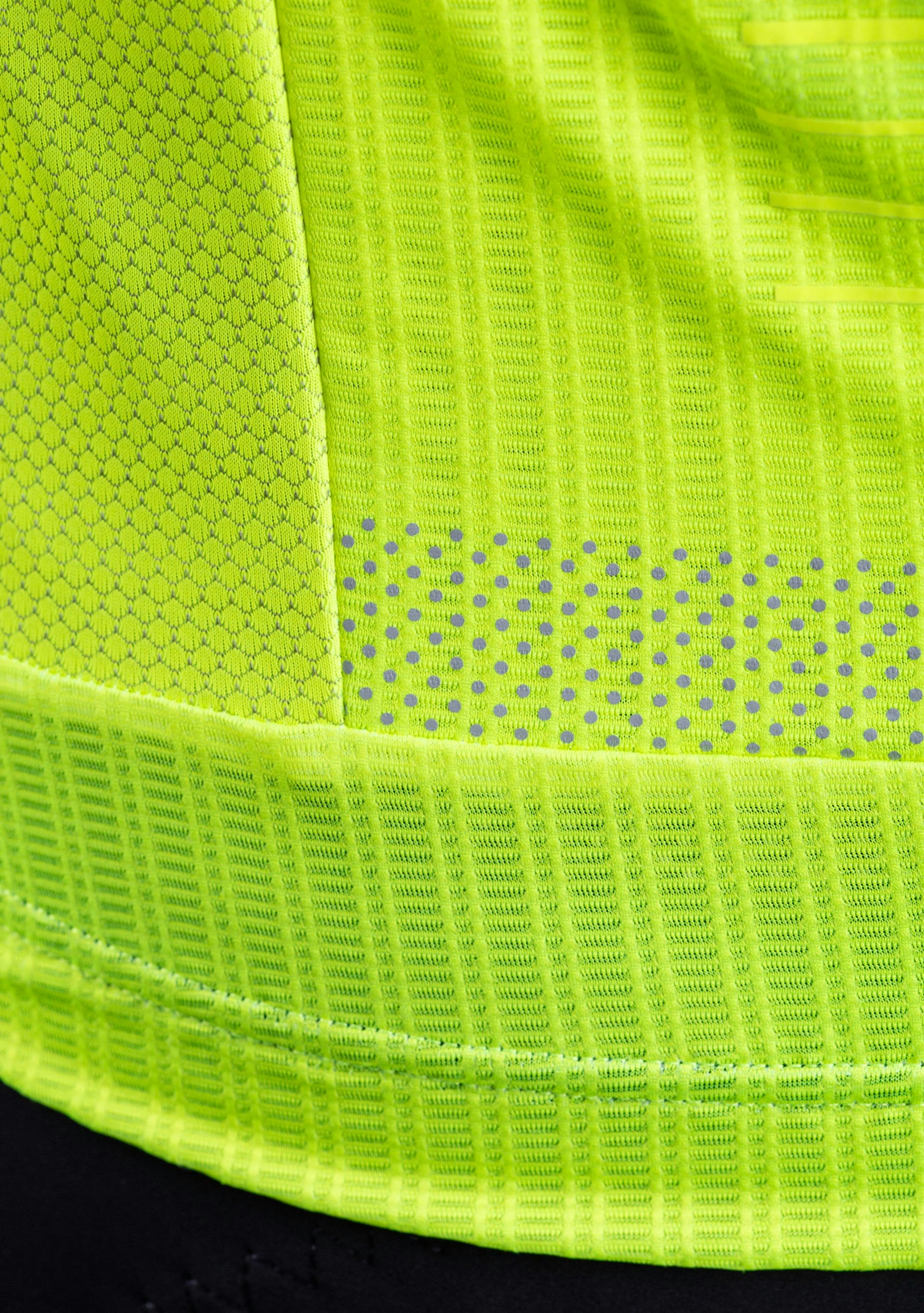 R-EV1 SILVER COOLING MEN SHORT SLEEVE JERSEY Yellow Fluo