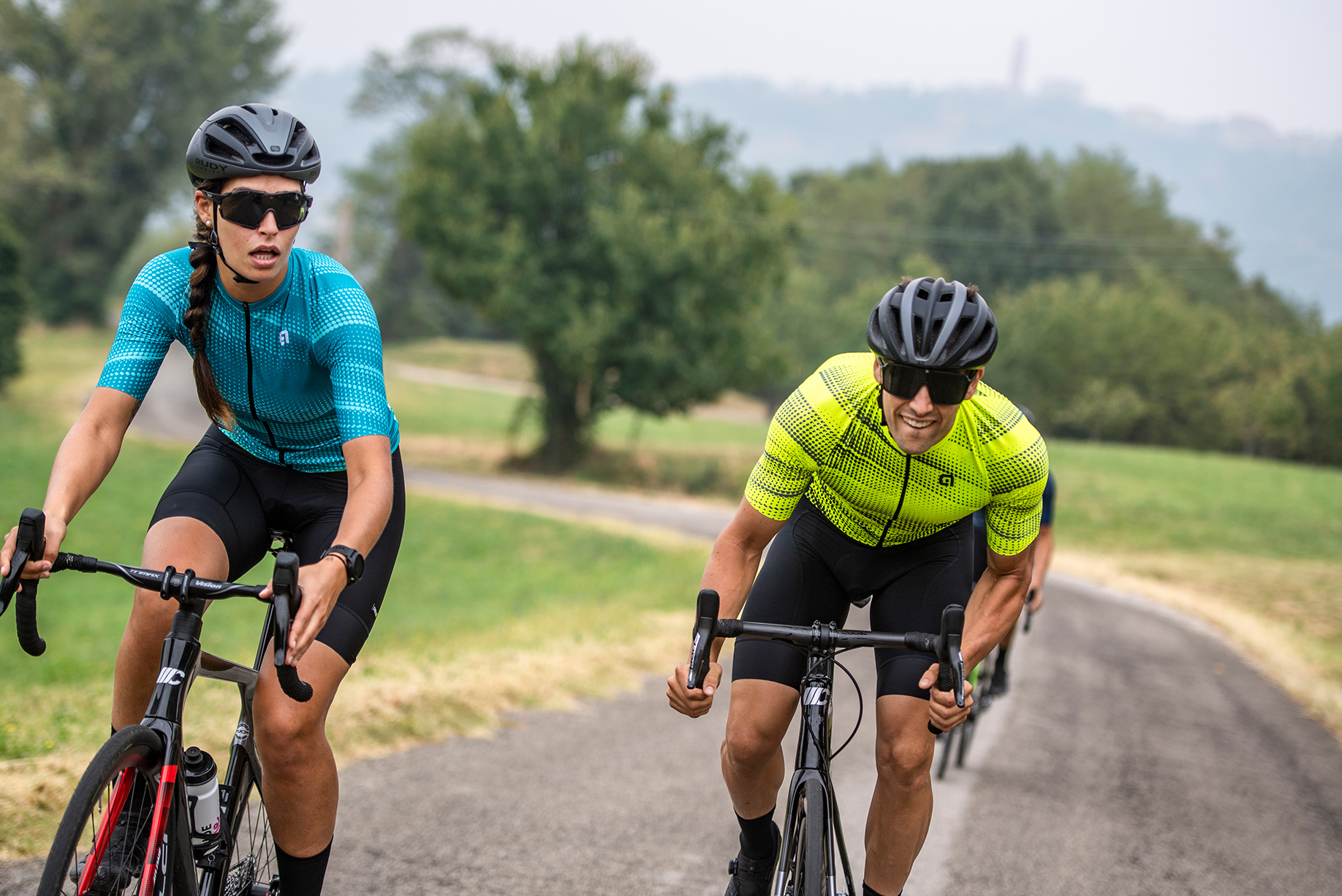 ale アレー GREEN SPEED JERSEY 半袖ジャージ ブラック XSサイズ