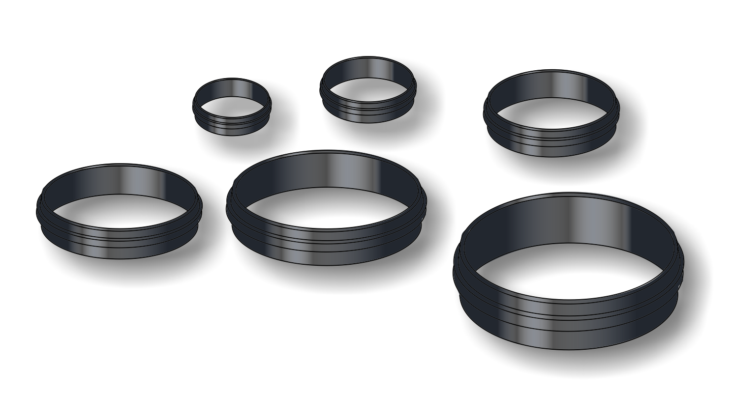 ELASTIC RING BLACK COLOUR