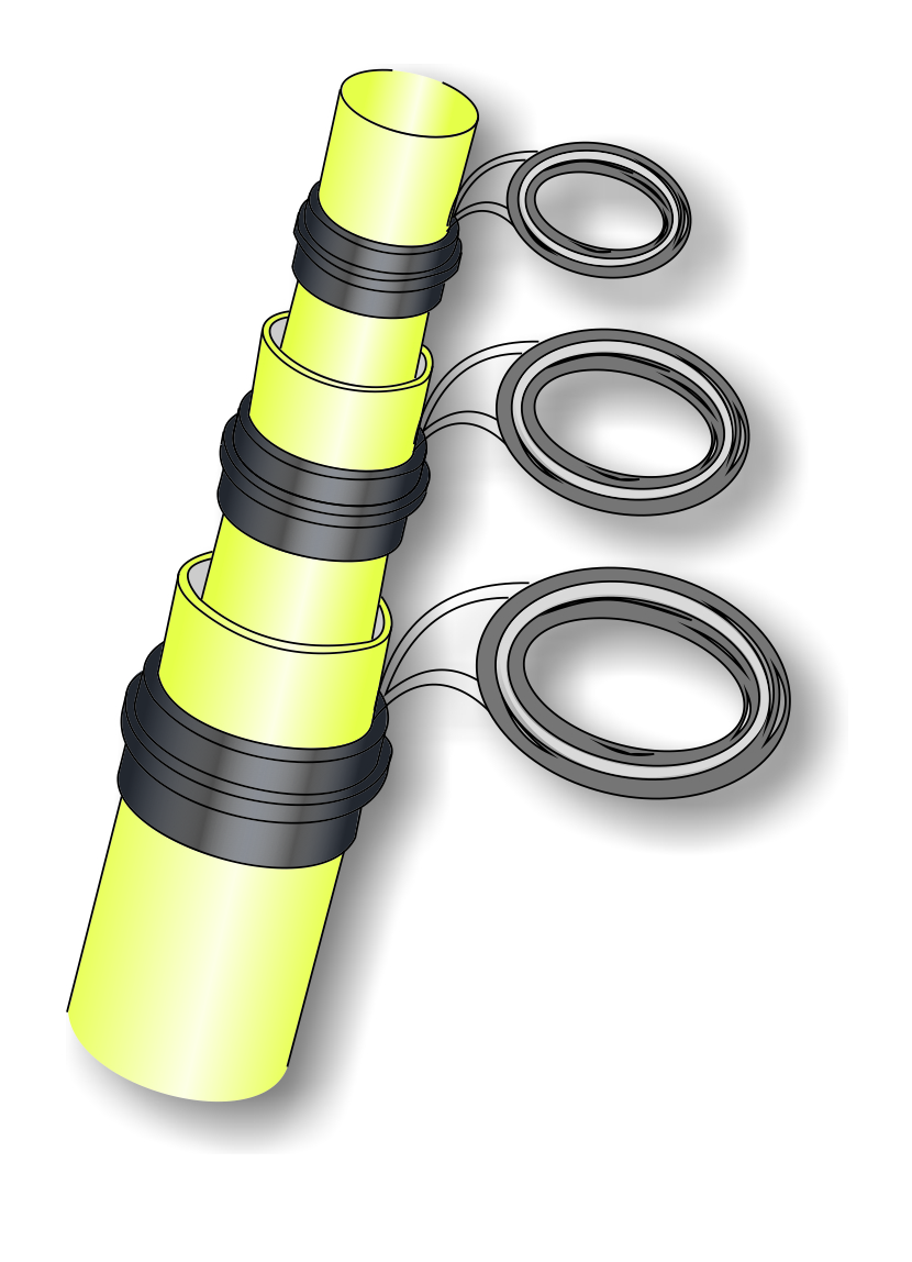 ELASTIC RING BLACK COLOUR