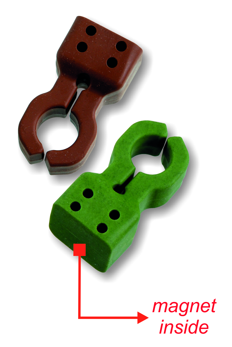 magnetic fly rod holder