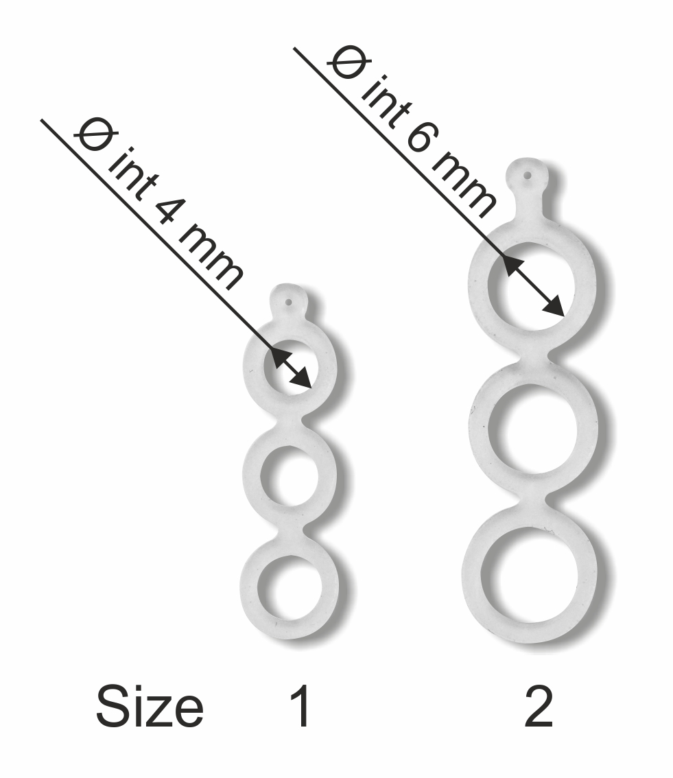 Open rings elastic for fishing Pellet Bait Feeder Bait Gripper Ring