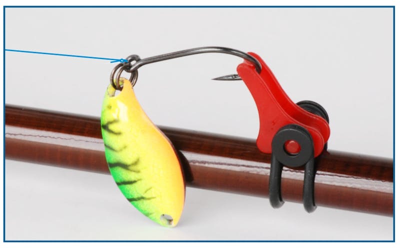 SUMATO Tenkara Line Holder - Small - UV Resistant Elastic Rubberband Rings  Kebari Fly Fishing Small Fishing Tool Easy Adjustable Fishing Pole Hook