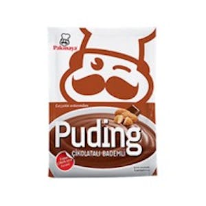 Çikolatalı Bademli Puding