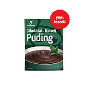 Çikolatalı Naneli Puding