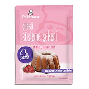 Çilekli Süsleme Şekeri