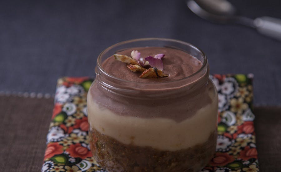 sütlü incirli ve güllü puding