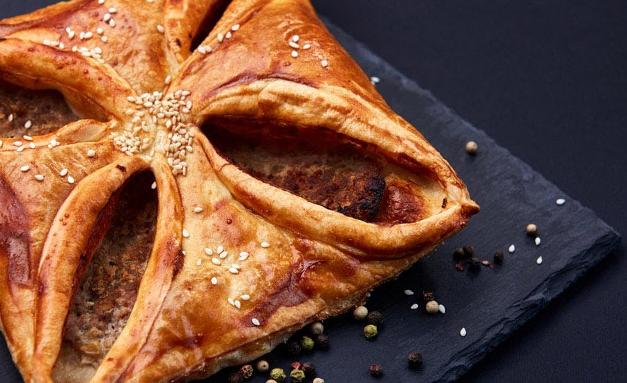 bohça şeklinde poğaça