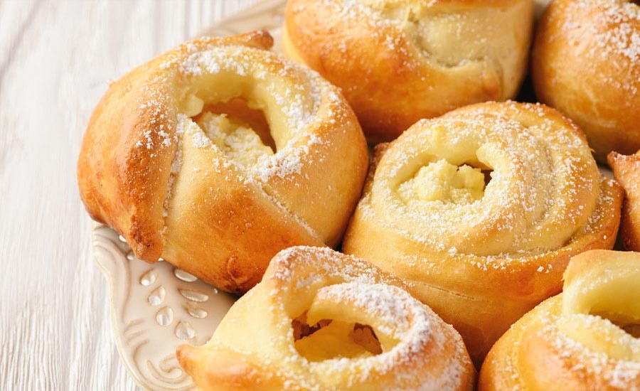 gül şeklinde poğaça