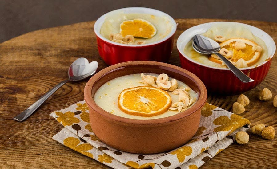 portakallı sütlaç