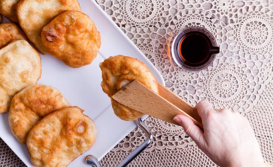 maya ile hazırlanmış pişi