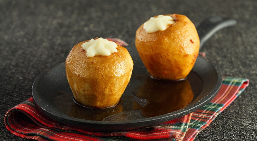 fırında elmalı keşkül