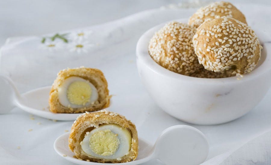 bıldırcın yumurtalı poğaçalar