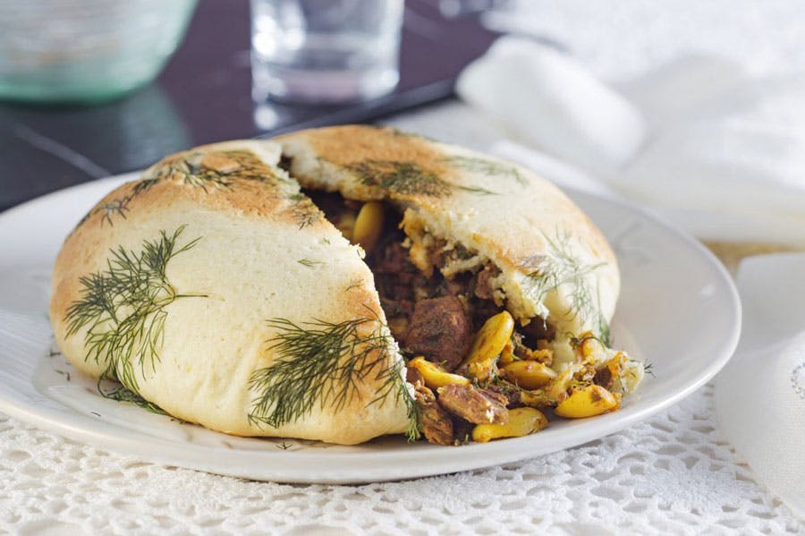 hamura sarılı talaş kebabı