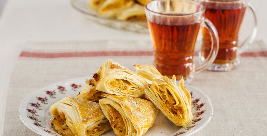 salçalı ve patatesli çıtır börek
