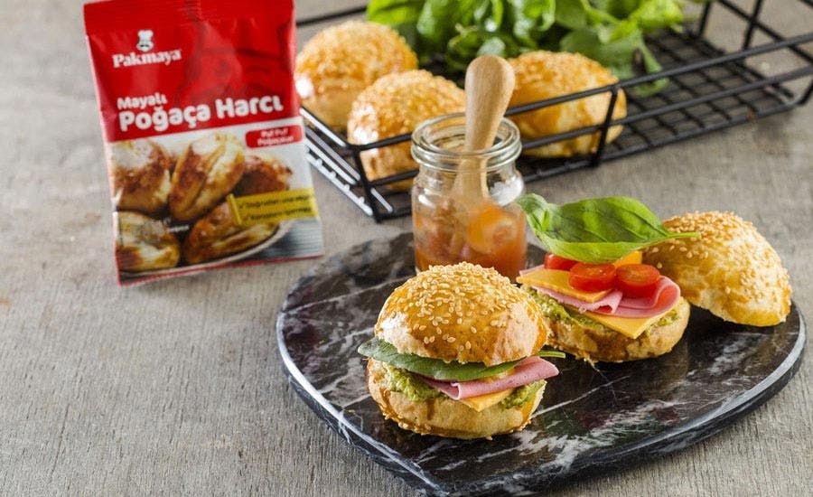 kahvaltılık mini sandviçler