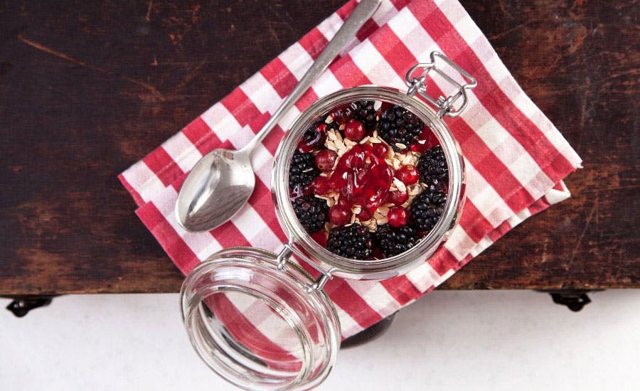 yulaflı meyveli süt