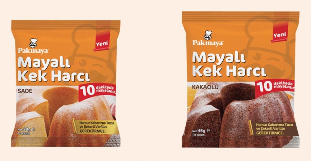 Pakmaya Mayalı Kek Harçları