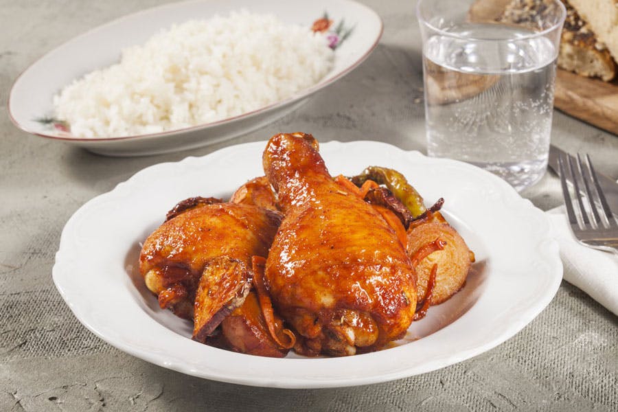 sebzeli ve soslu baget