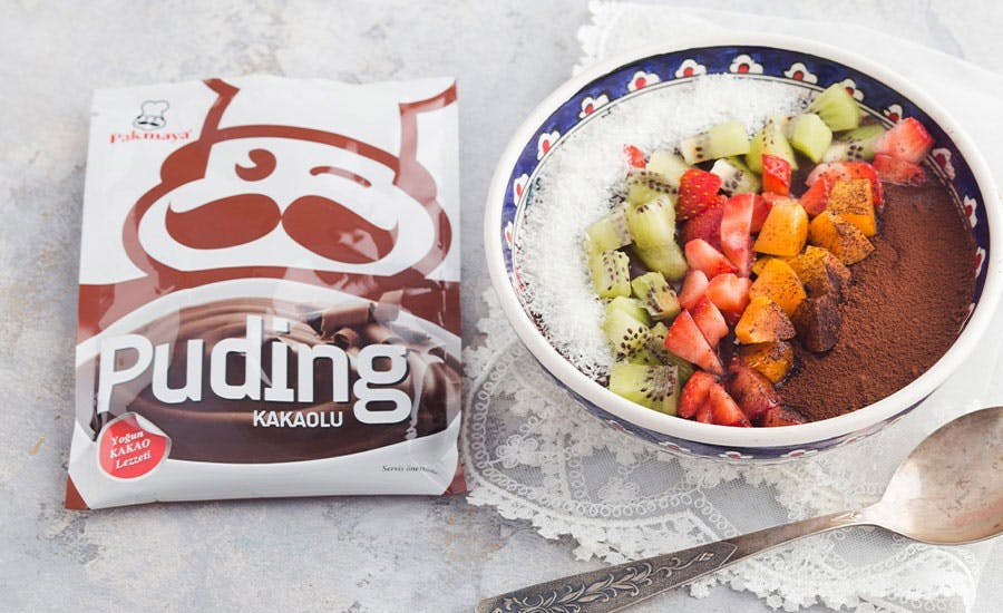 Hindistan Cevizli Kakaolu Puding