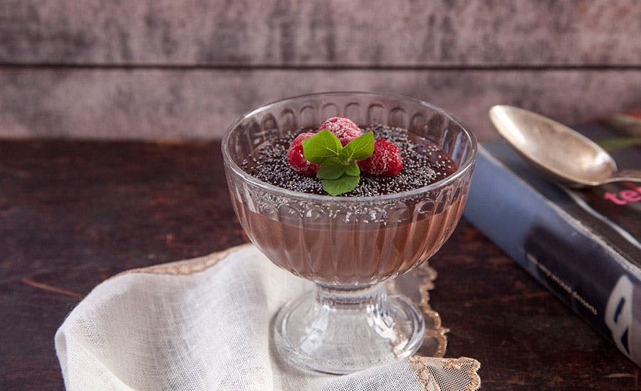 haşhaş tohumlu puding